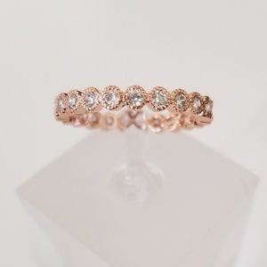 Rose Gold Eternity Band